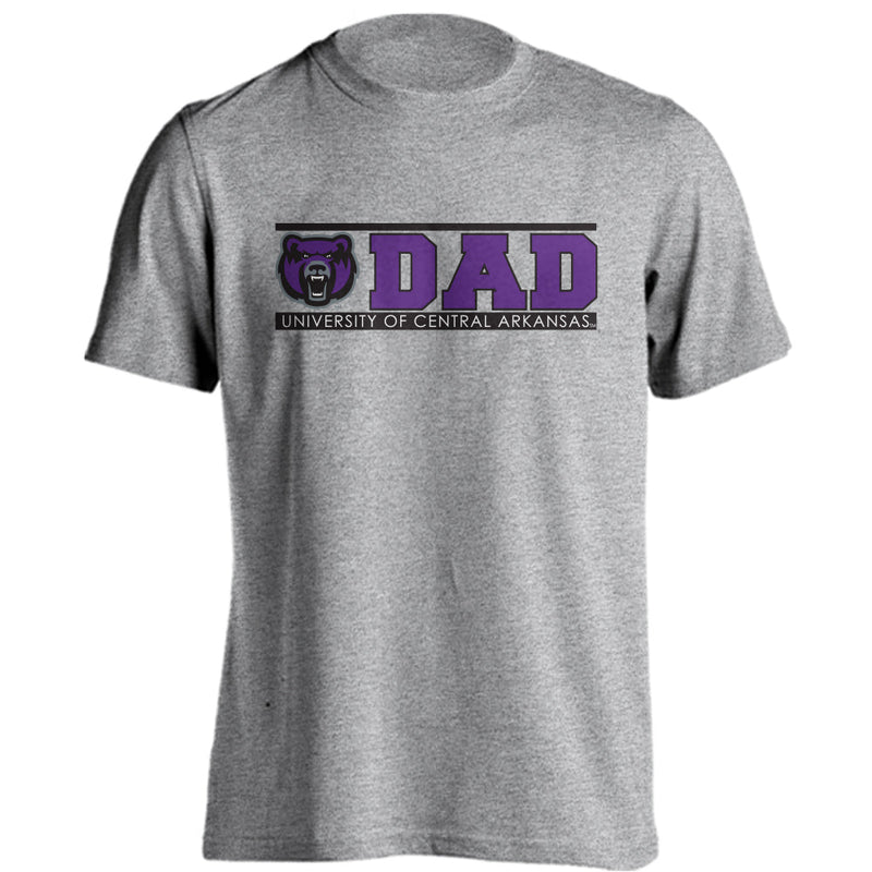 Central Arkansas Bears Dad Short Sleeve T-shirt