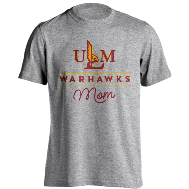 ULM Dad Louisiana Monroe Warhawks Mom Proud Parent Short Sleeve T-shirt