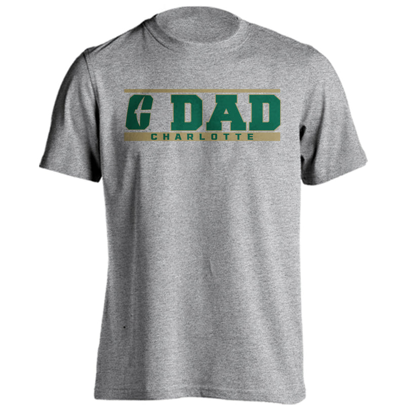 Charlotte 49ers Dad Short Sleeve T-shirt