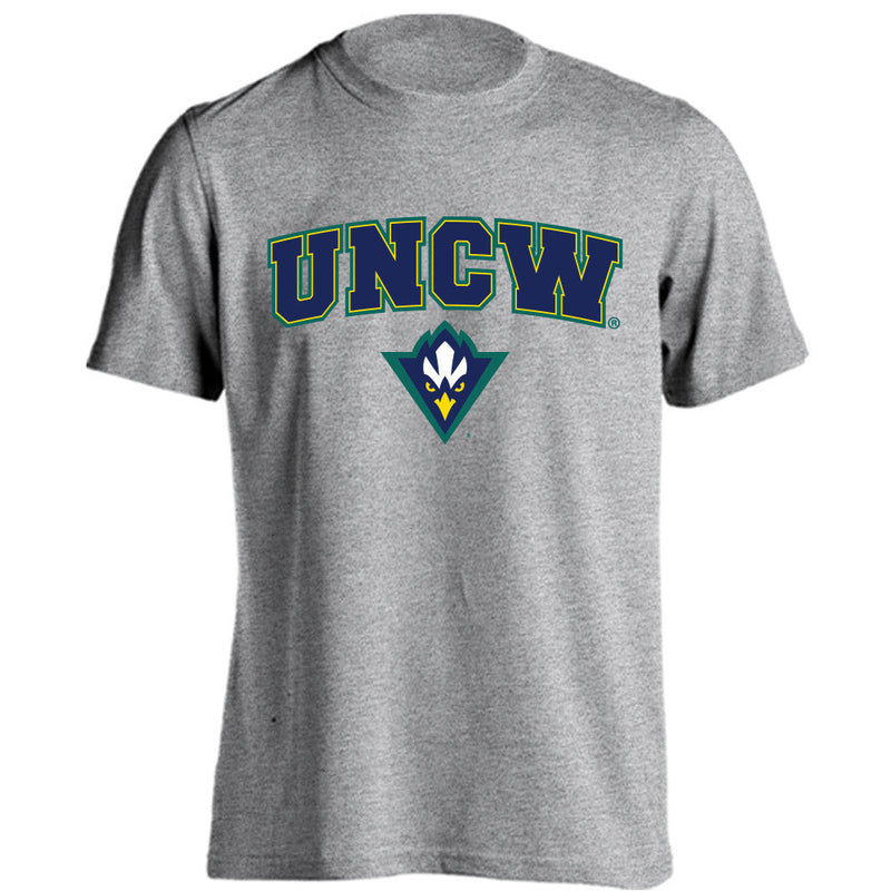 UNC Wilmington Seahawks Classic Arch Mascot Short Sleeve T-shirt