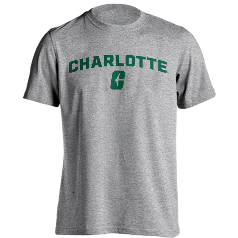 Charlotte Classic Arch Mascot Short Sleeve T-shirt