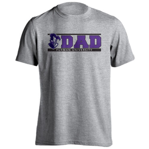 Furman University FU Paladins Dad Father Parent Logo Short Sleeve T-shirt Tee