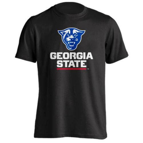 Georgia State University GSU Panther Head Athletic Wordmark Short Sleeve T-Shirt