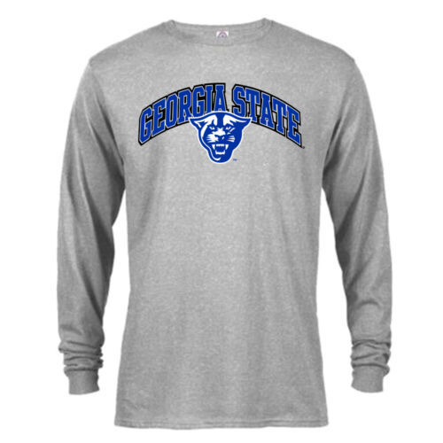 Georgia State University GSU Panthers Distressed Retro Logo Long Sleeve T-Shirt
