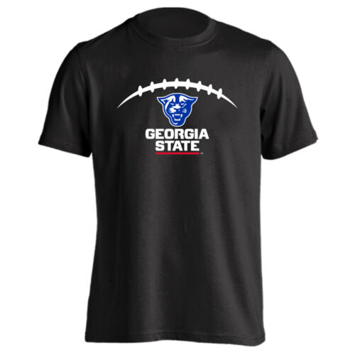 Georgia State University GSU Panthers Laces Out Football Short Sleeve T-Shirt