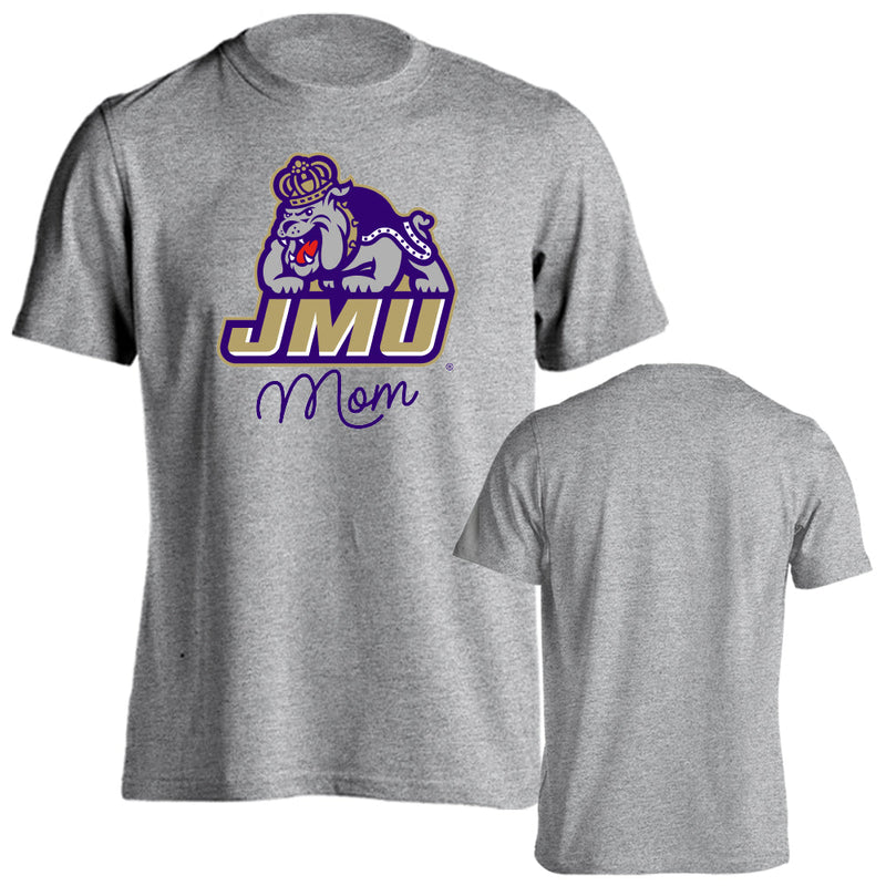 James Madison University Dukes Mom Proud Parent Short Sleeve T-shirt