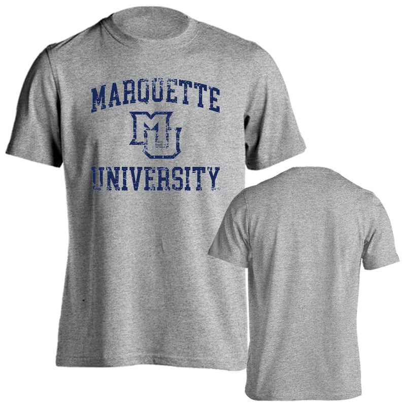Marquette Golden Eagles Distressed Retro  Short Sleeve T-shirt