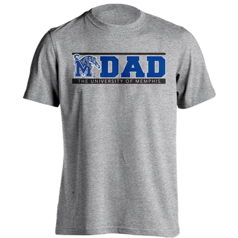 Memphis Tigers Dad Proud Parent Short Sleeve T-shirt