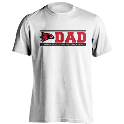 Southeast Missouri State University Redhawks Dad Logo Tee Father T-Shirt