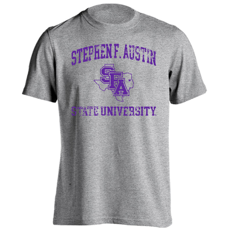 Stephen F Austin Lumberjacks Distressed Retro Short Sleeve T-shirt