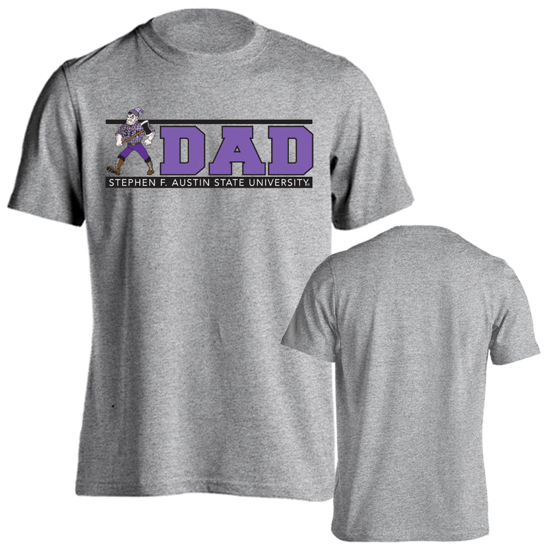 Stephen F Austin Lumberjacks Dad Proud Parent Short Sleeve T-shirt
