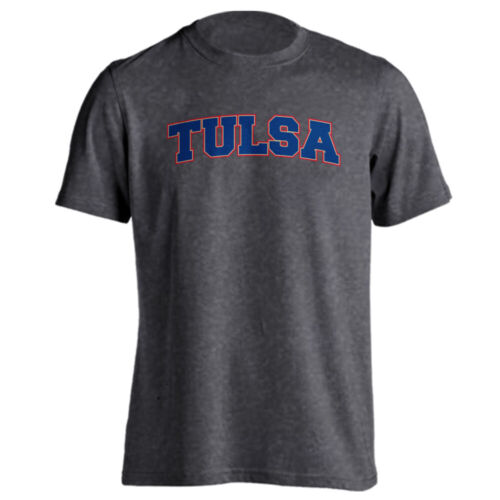 The University of Tulsa Golden Hurricane Arched Text Logo Short Sleeve T-Shirt