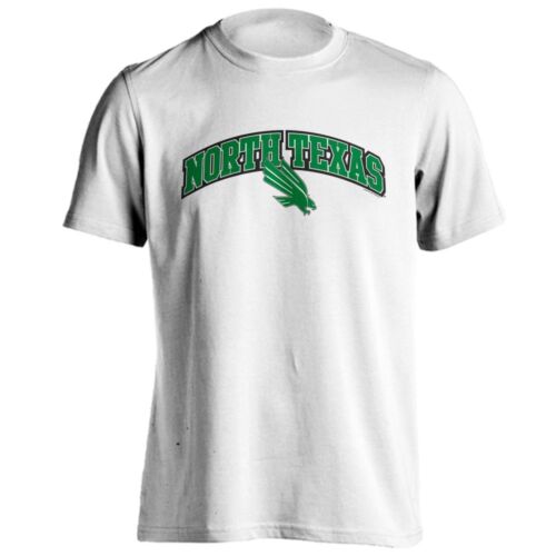 North Texas UNT Mean Green Classic Arch Mascot Logo Short Sleeve T-Shirt