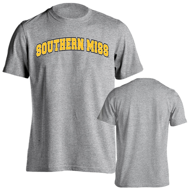 Southern Miss Golden Eagles Classic Arch Basic Wordmark Short Sleeve T-shirt